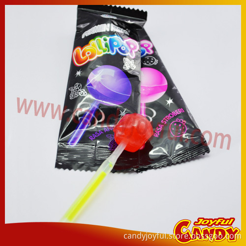 Strawberry Flavor light stick Lollipop